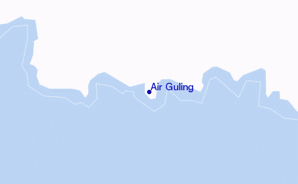 locatiekaart van Air Guling