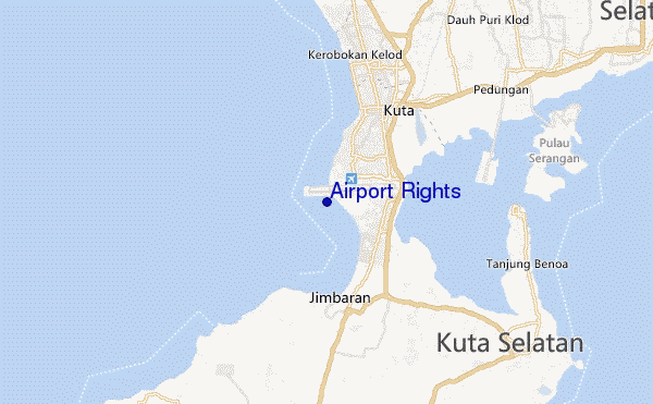 locatiekaart van Airport Rights