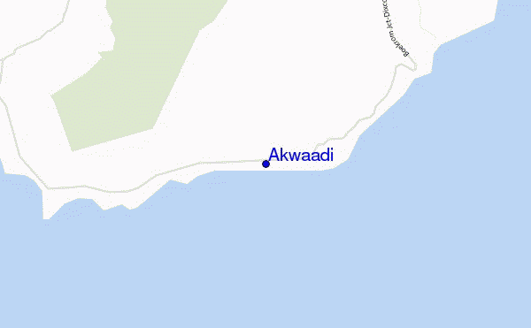 locatiekaart van Akwaadi