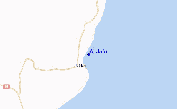 locatiekaart van Al Jafn