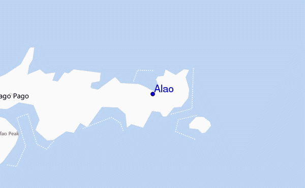 locatiekaart van Alao