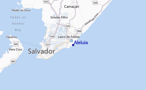 Aleluia Location Map