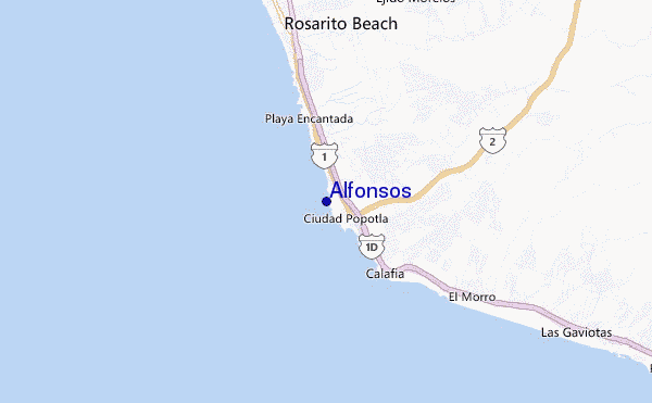 locatiekaart van Alfonsos