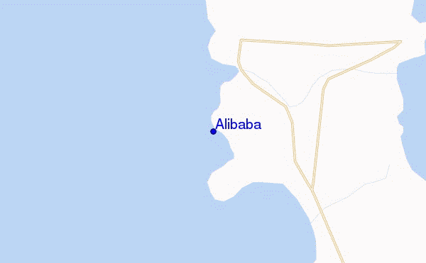 locatiekaart van Alibaba