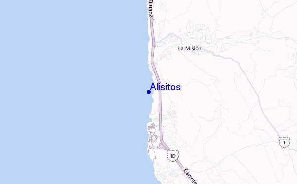 locatiekaart van Alisitos
