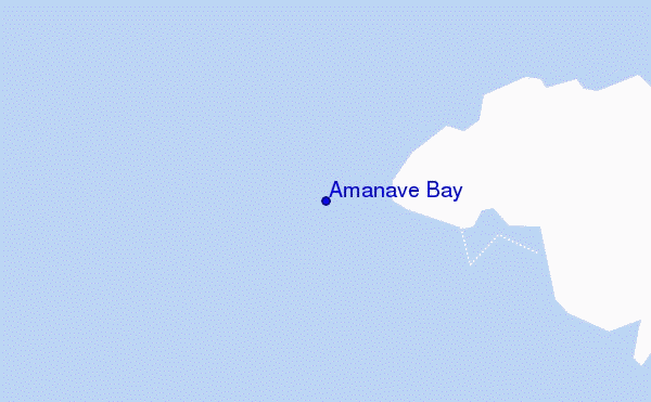 locatiekaart van Amanave Bay