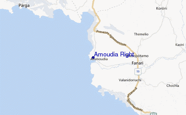 locatiekaart van Amoudia Right
