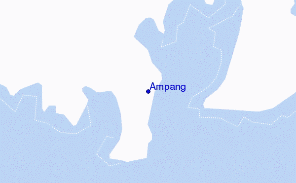 locatiekaart van Ampang
