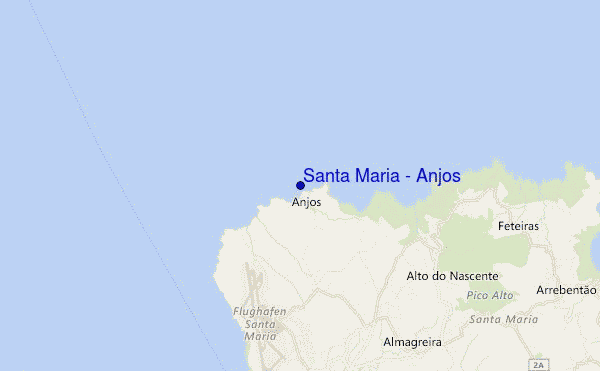 locatiekaart van Santa Maria - Anjos