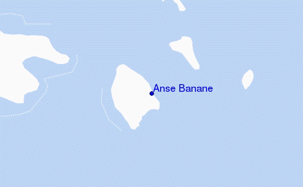 locatiekaart van Anse Banane