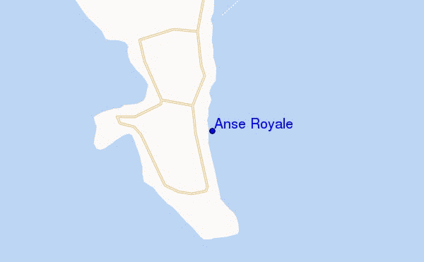 locatiekaart van Anse Royale