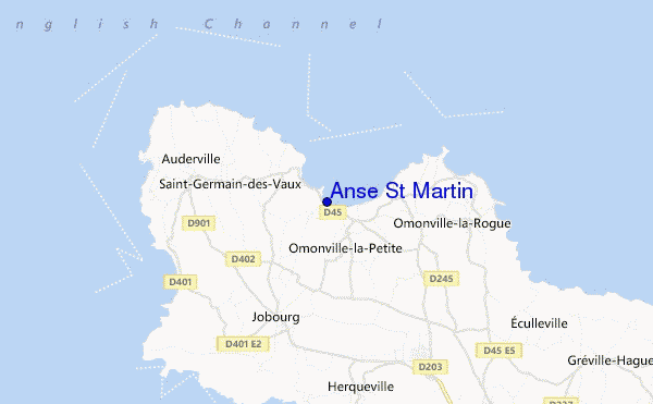locatiekaart van Anse St Martin