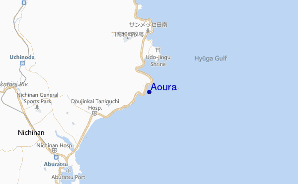 locatiekaart van Aoura