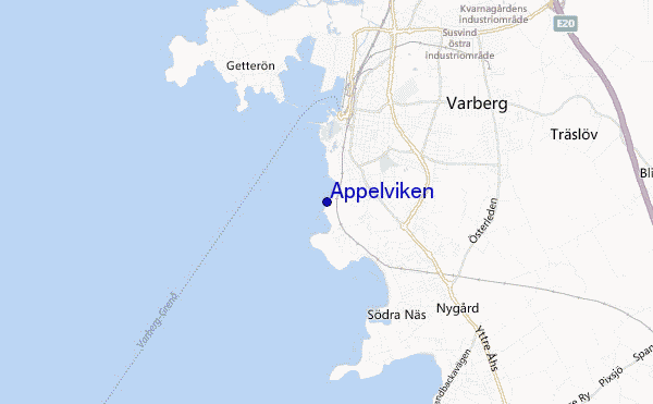 locatiekaart van Appelviken