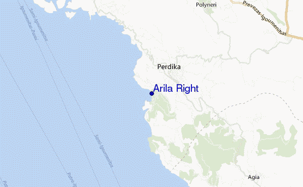 locatiekaart van Arila Right