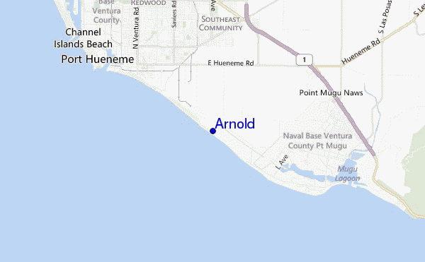 locatiekaart van Arnold