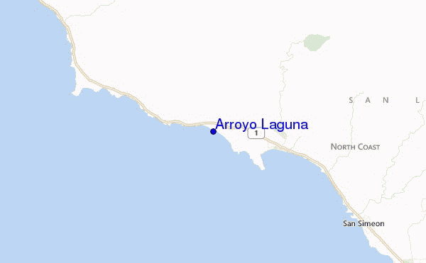 locatiekaart van Arroyo Laguna