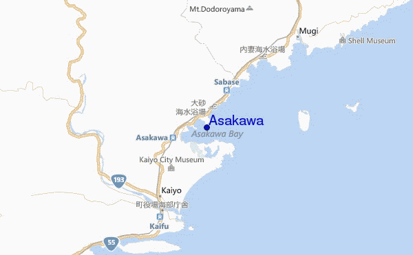 locatiekaart van Asakawa
