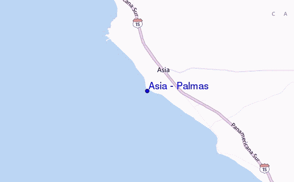 locatiekaart van Asia - Palmas