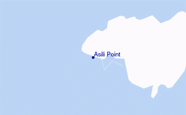 locatiekaart van Asili Point
