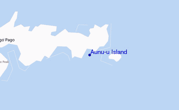 locatiekaart van Aunu'u Island