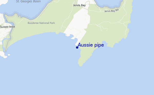 locatiekaart van Aussie pipe