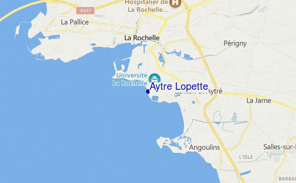 locatiekaart van Aytre Lopette