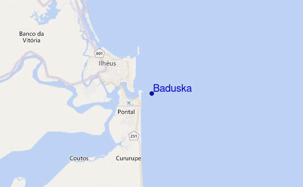 locatiekaart van Baduska