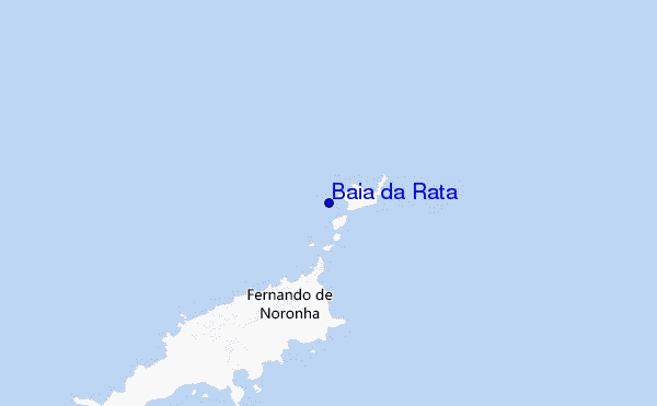 locatiekaart van Baia da Rata