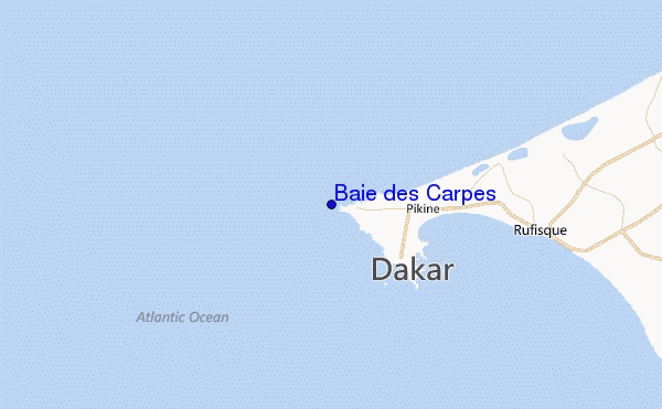Baie des Carpes Location Map