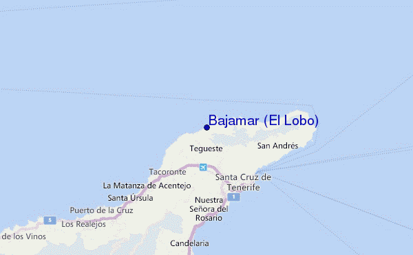 Bajamar (El Lobo) Location Map