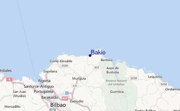 Bakio Location Map