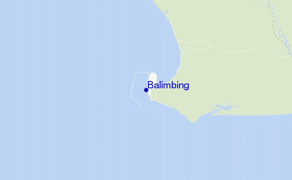 locatiekaart van Balimbing