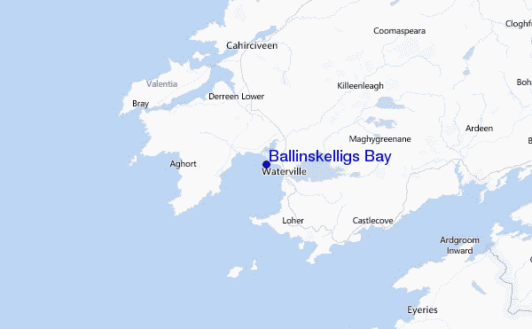 Ballinskelligs Bay Location Map