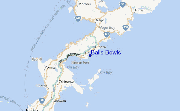 Balls Bowls Location Map