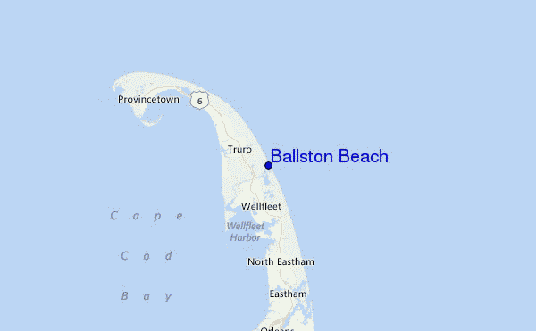 Ballston Beach Location Map
