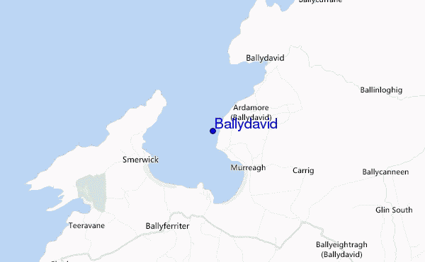 locatiekaart van Ballydavid
