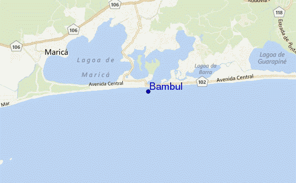 locatiekaart van Bambul