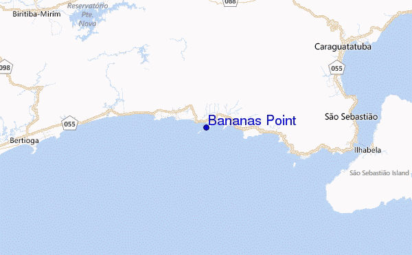 Bananas Point Location Map