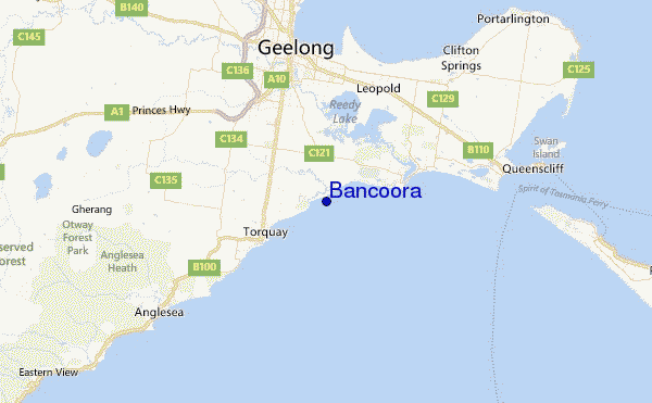 Bancoora Location Map