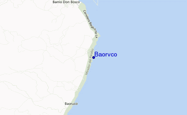 locatiekaart van Baorvco