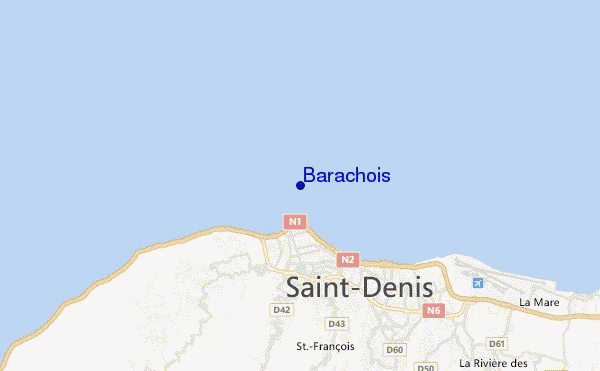 locatiekaart van Barachois