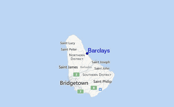 Barclays Location Map