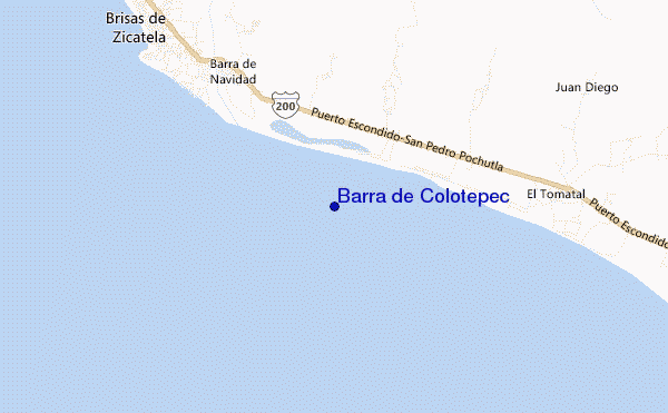 locatiekaart van Barra de Colotepec