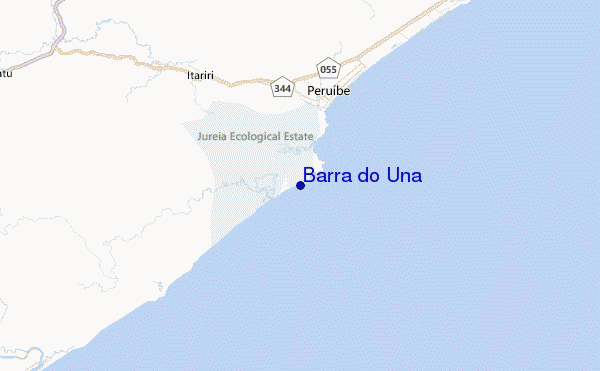 Barra do Una Location Map
