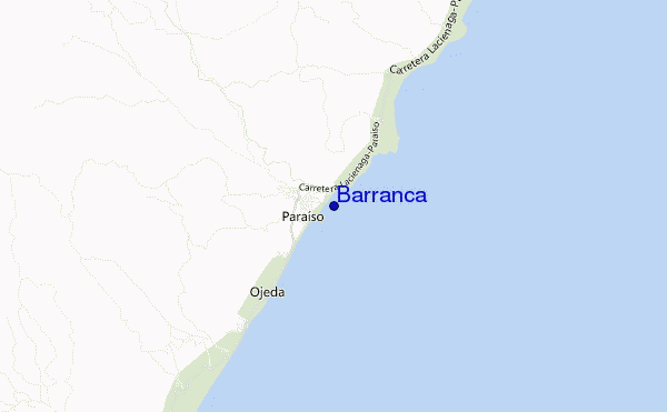 locatiekaart van Barranca