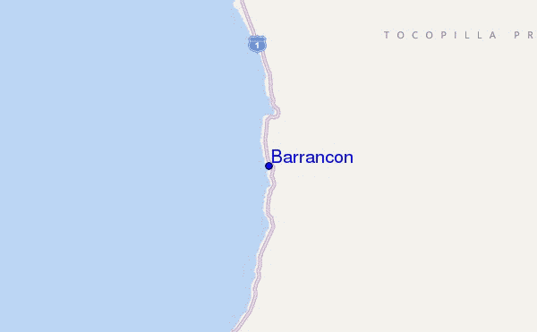locatiekaart van Barrancon