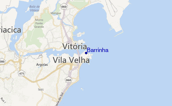 locatiekaart van Barrinha