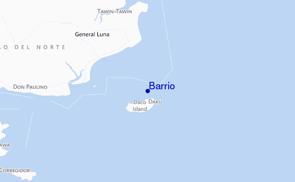 locatiekaart van Barrio