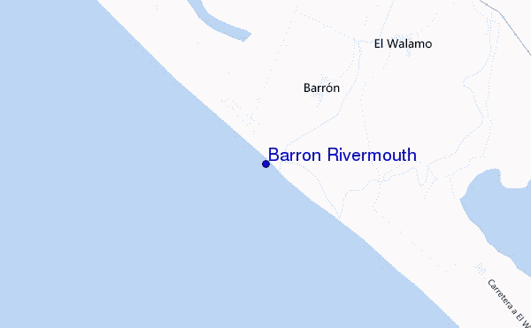 locatiekaart van Barron Rivermouth